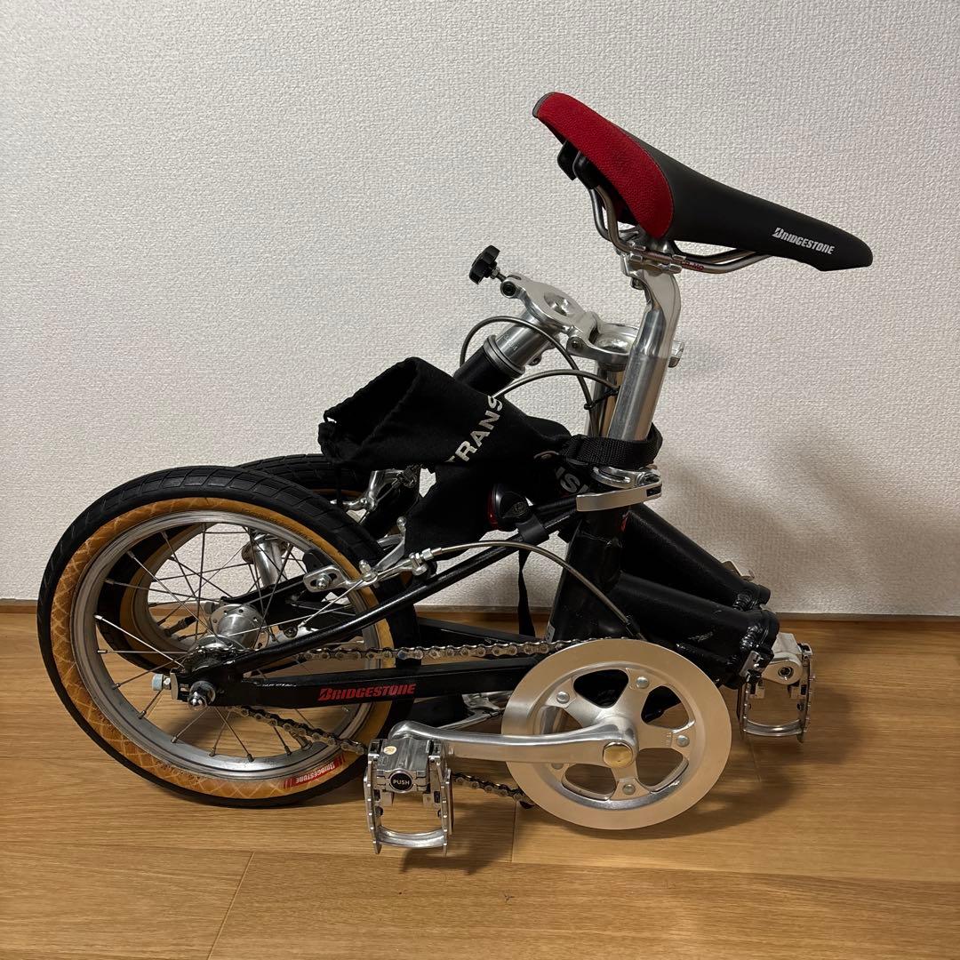 ブリヂストンTRANSIT スーパーライト 7.2kgブラック 専用輪行袋付