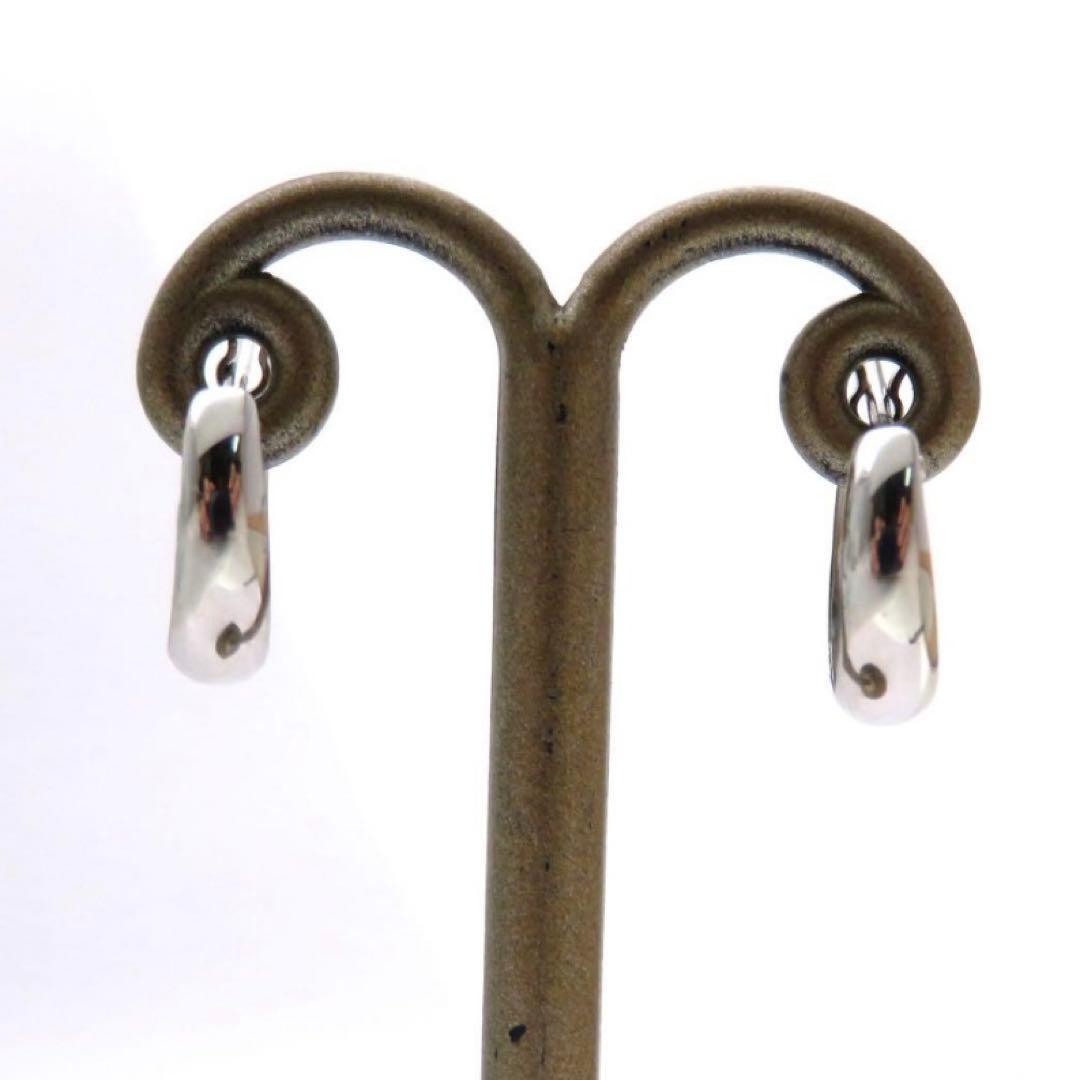 Pt900 プラチナ900 地金 フープピアス 3×10 プラチナフープピアス