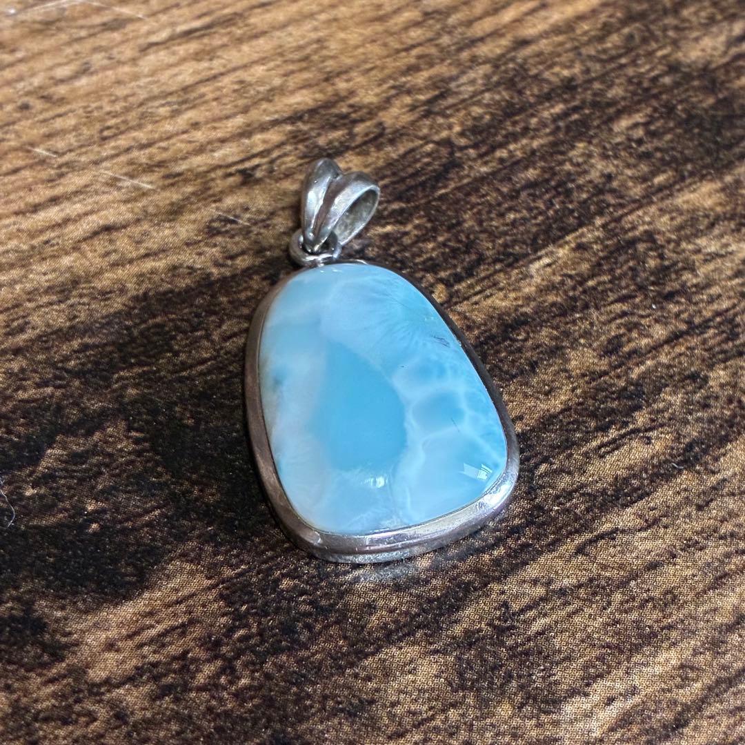 極美品】ラリマー ペンダントトップ シルバー925 天然石 - メルカリ