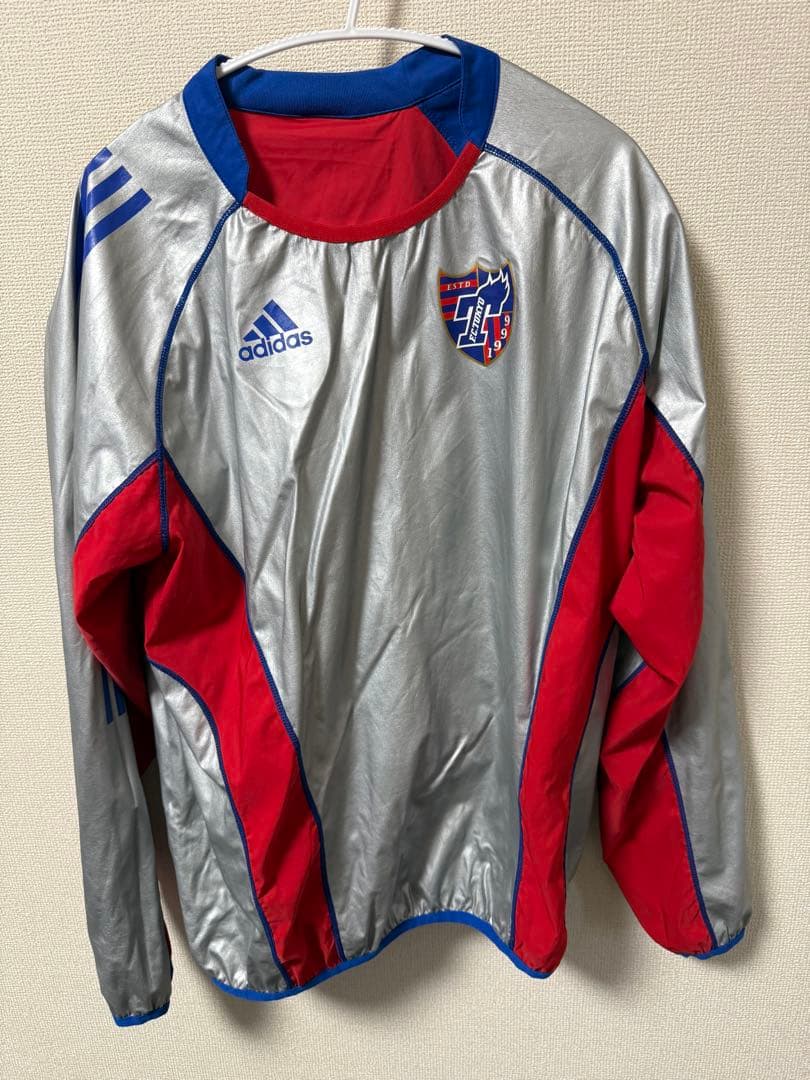 adidas サウナスーツ　上下　アルミ　FC東京