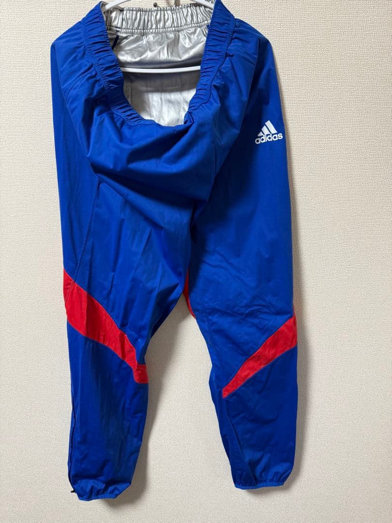 adidas サウナスーツ　上下　アルミ　FC東京