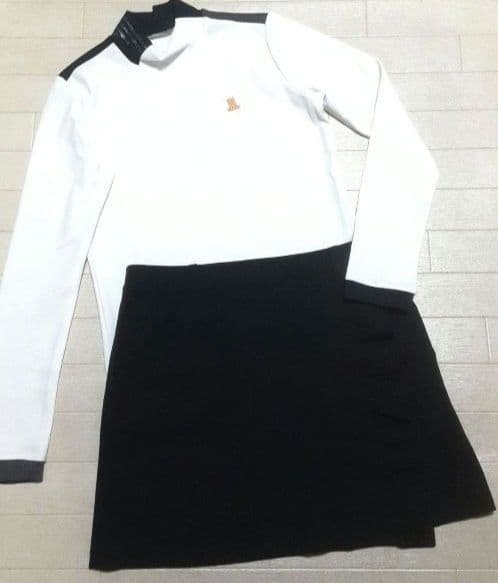 38ai　新品ランバンモックネックL、極美品マンシング中綿ワンピースL