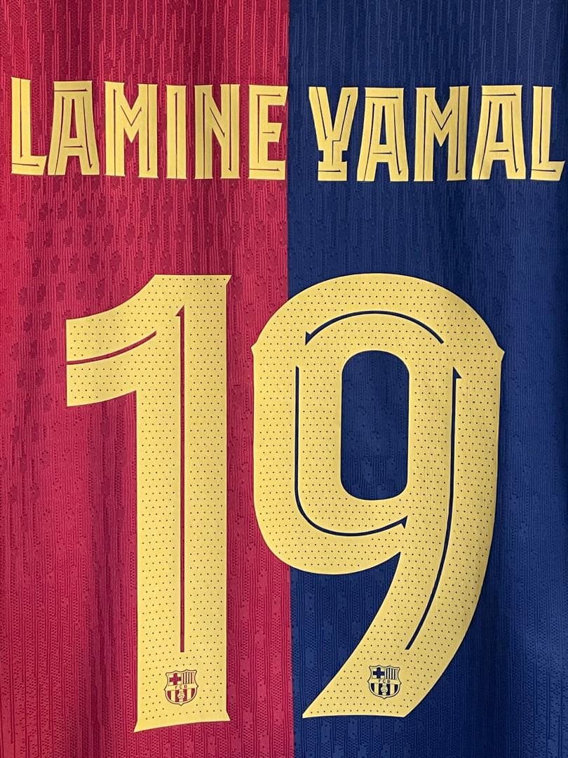 【タグ付き正規品】オーセンティック バルセロナ24-25ラミン ヤマル 19