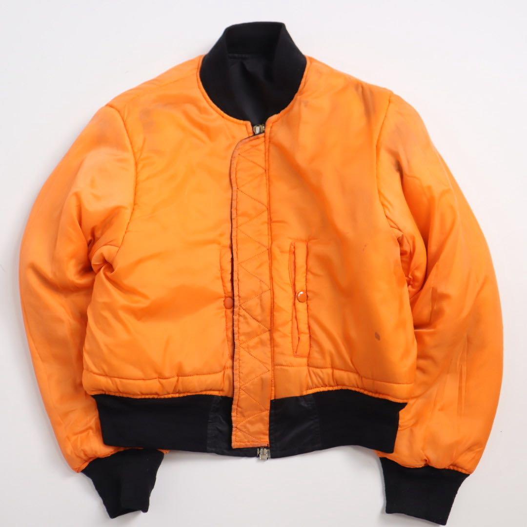 Vintage 90s 00s MA-1 短丈 フライトジャケット ブラック