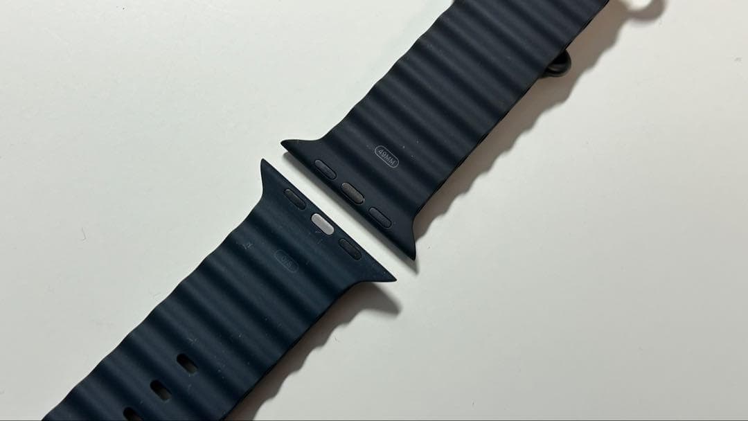 【美品・箱なし】純正 49mmオーシャンバンド・ブラック（ブラックチタニウム）④