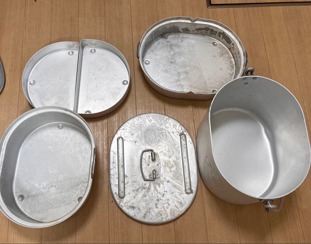 フランス軍 1974年製　大型アルミ メスキット