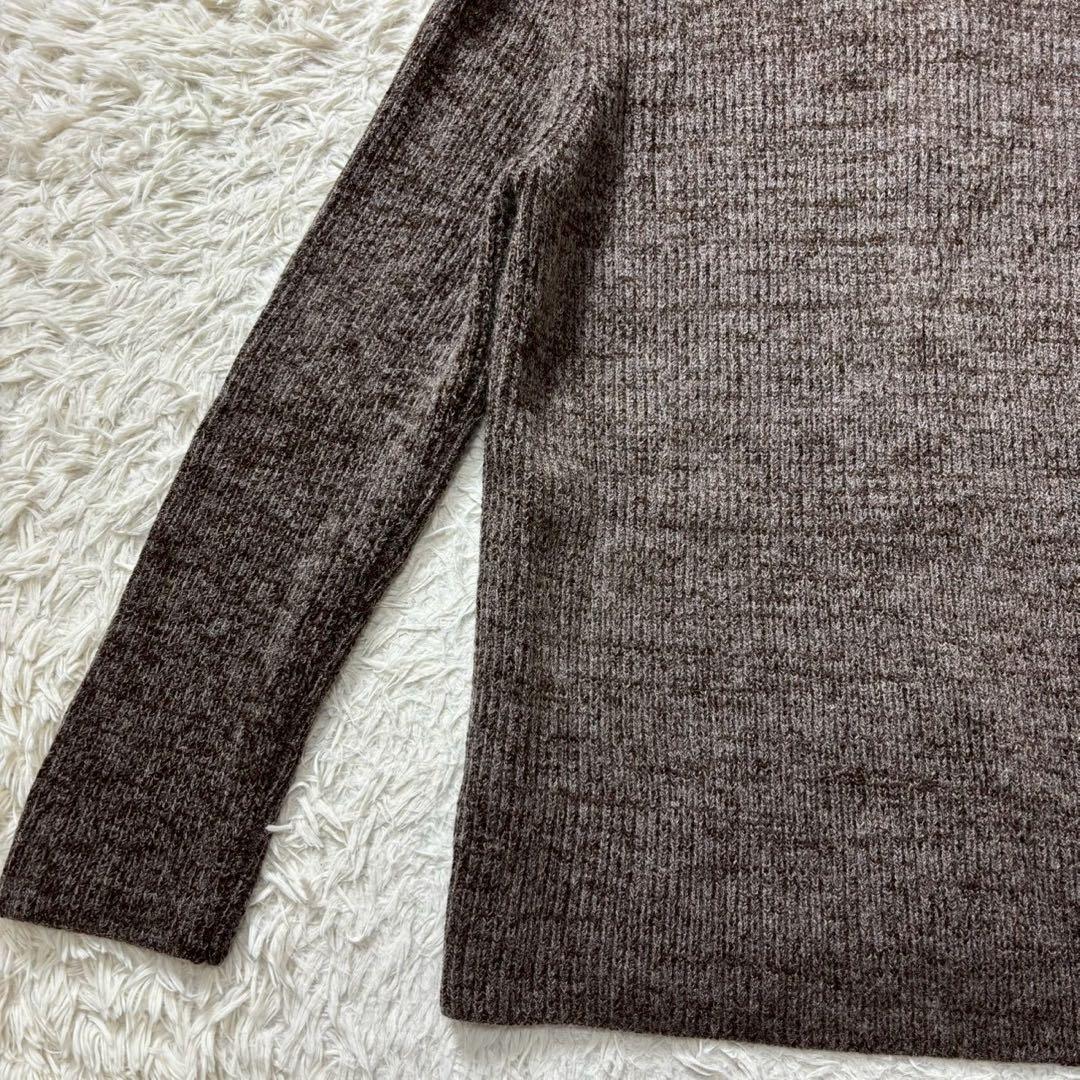 【美品】ARMANI COLLEZIONI カーディガン　モヘア　ブラウン