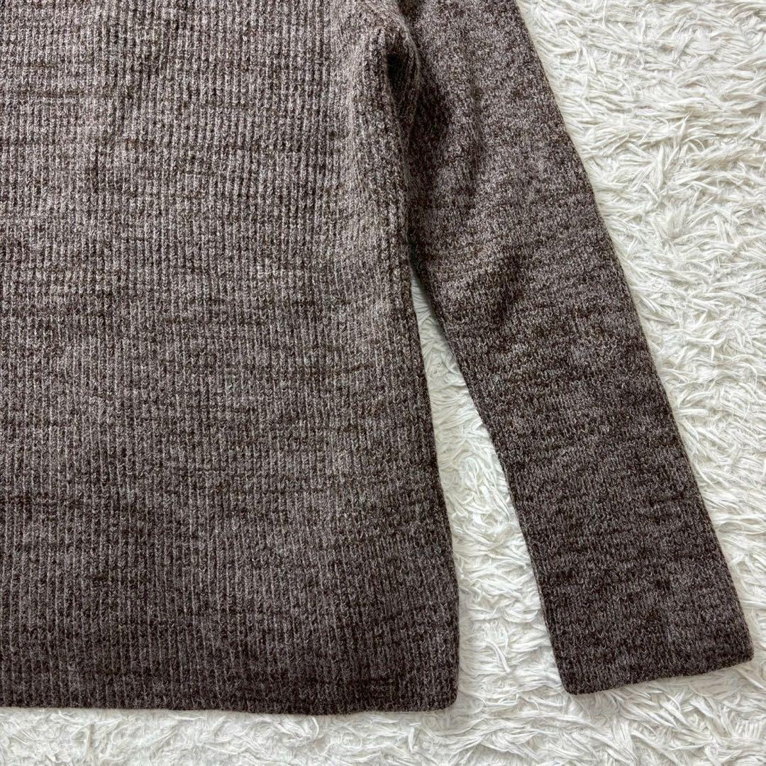 【美品】ARMANI COLLEZIONI カーディガン　モヘア　ブラウン