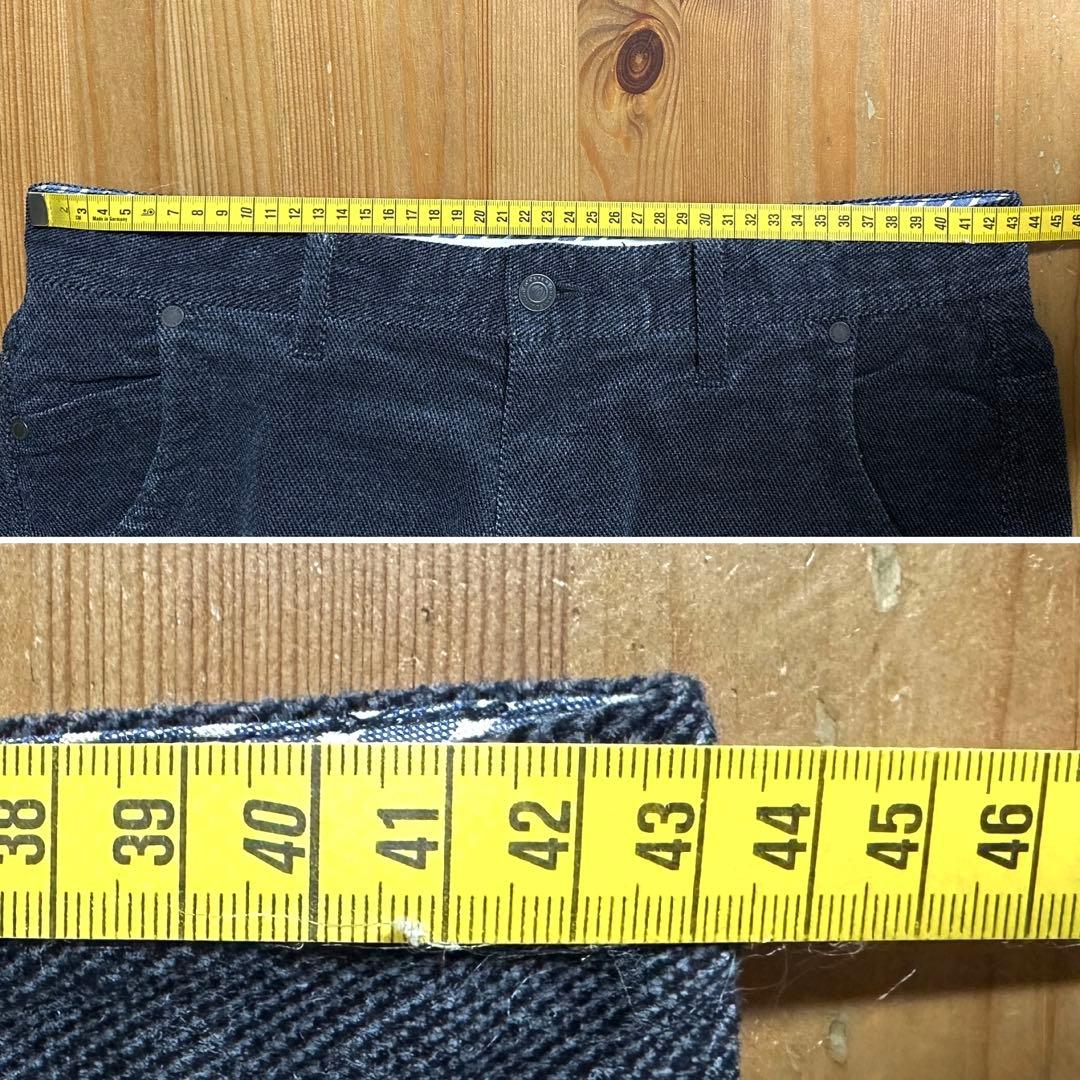 MASTER BUNNY EDITION 起毛素材 ストレッチパンツ 刺繍ロゴ