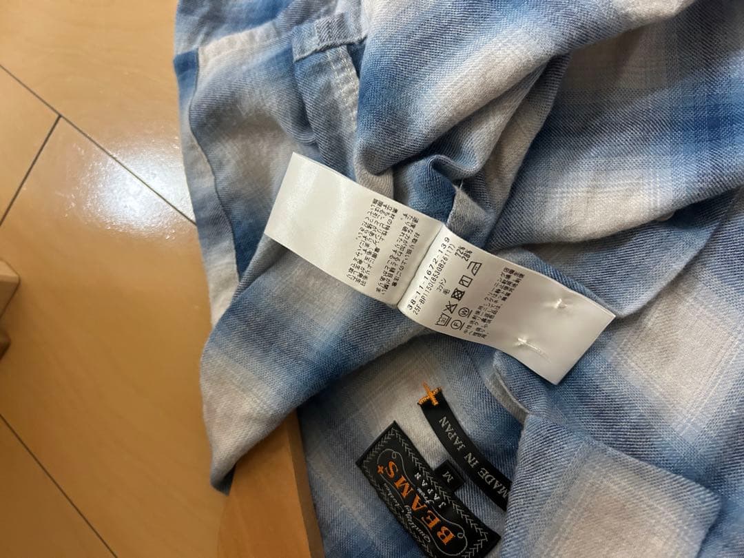 トップス 25AW BEAMS PLUS -Open Collar Ombre Shirt