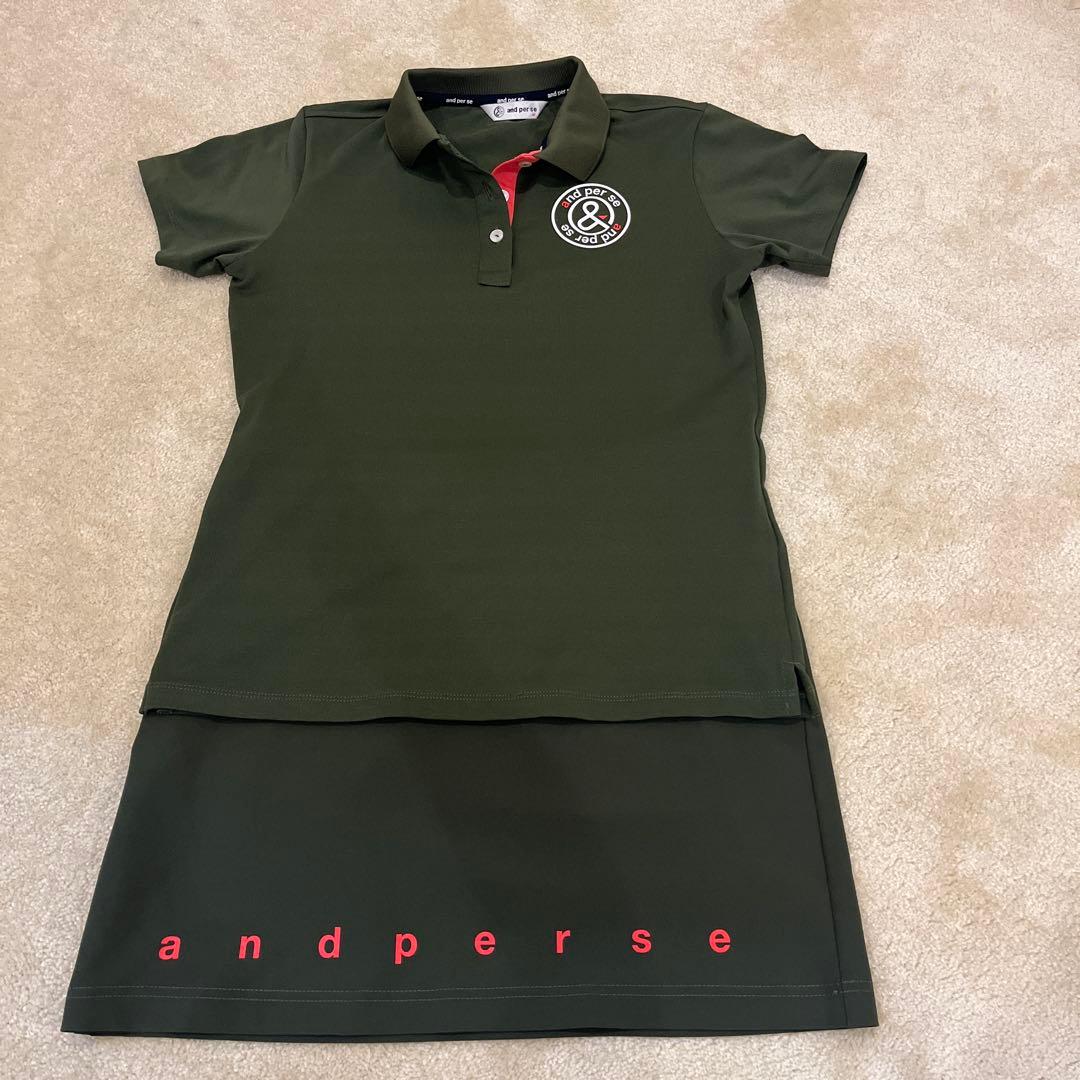 アンパスィ　ポロシャツ　スカート　セット