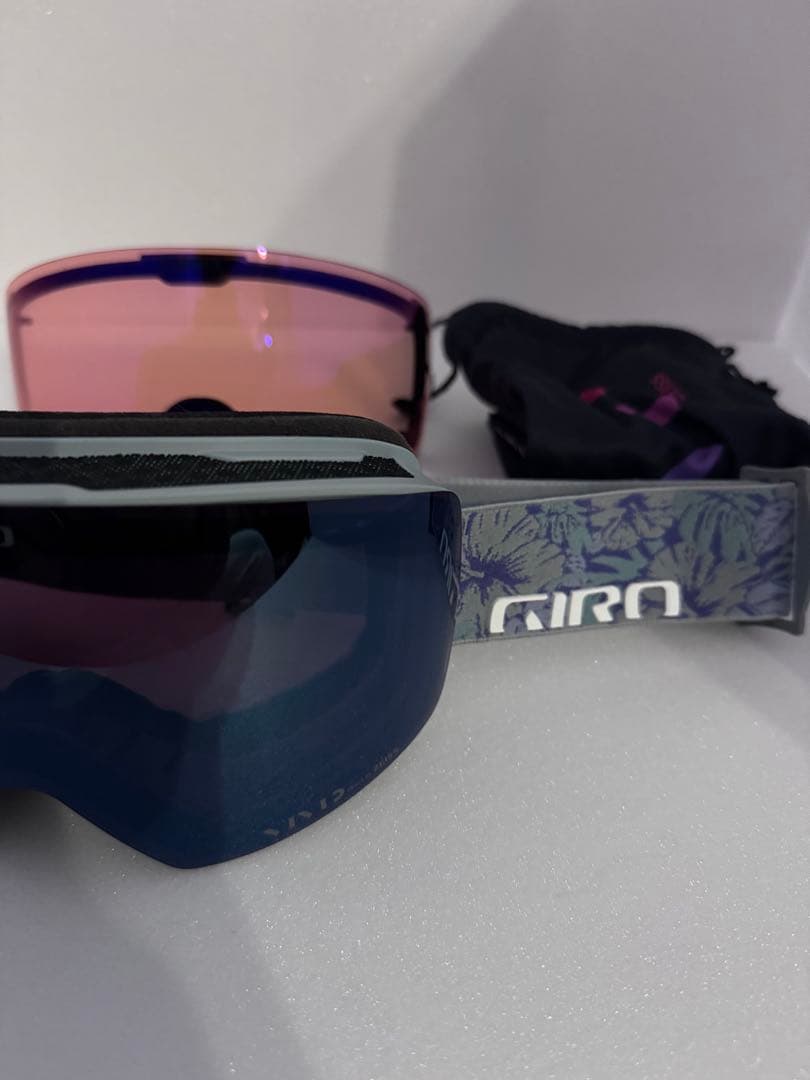 Giro ゴーグル ダークブルー 交換用レンズ付き