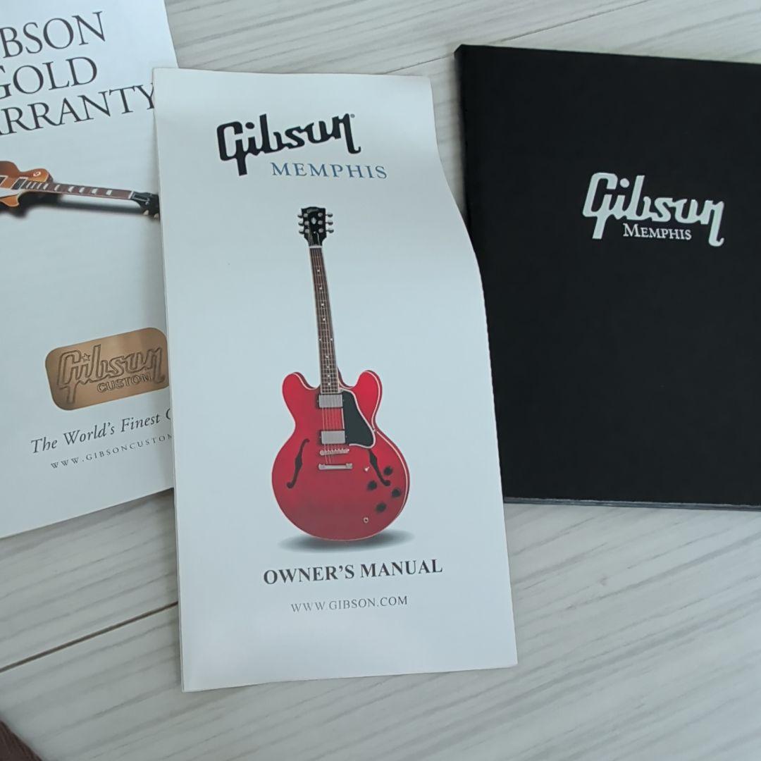 Gibson ES-335　Memphis 赤色 ハードケース付き