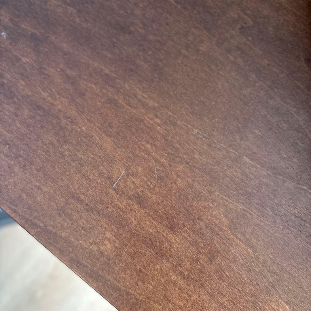 ブラウン木製デスク ヴィンテージ