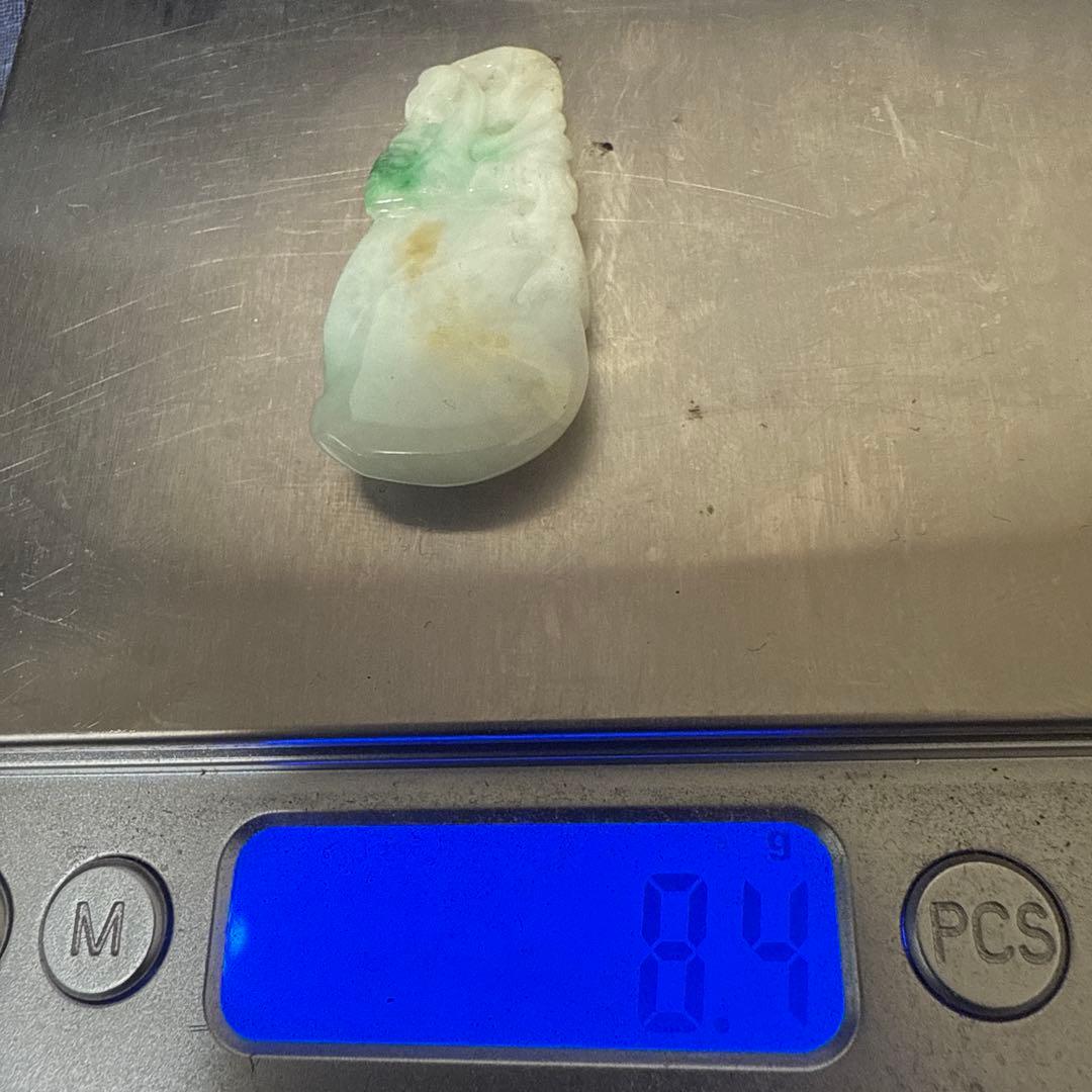 翡翠雕刻 ペタント時代物