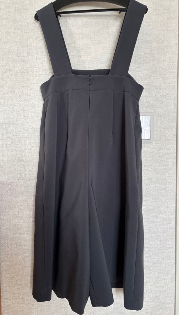 ENFOLD WIDE-CULOTTES OVER-ALLS グレー