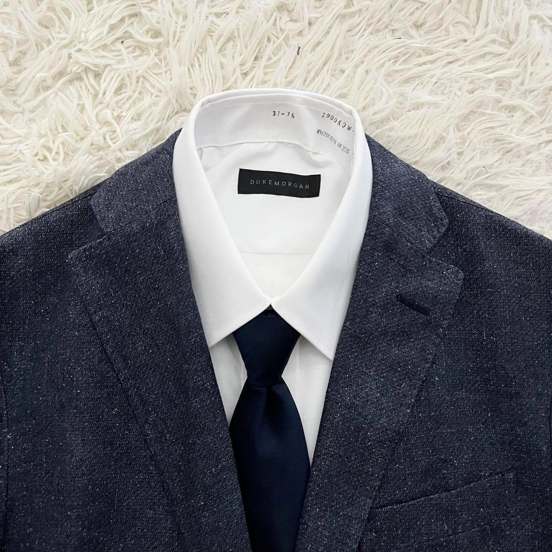 <美品>BOGLIOLI/dover ネイビー シルク リネン ジャケット 44