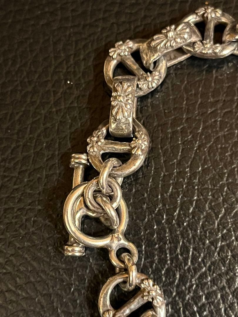 ピンクの猫様専用ノンブランドフローラルクロスIDブレスレット