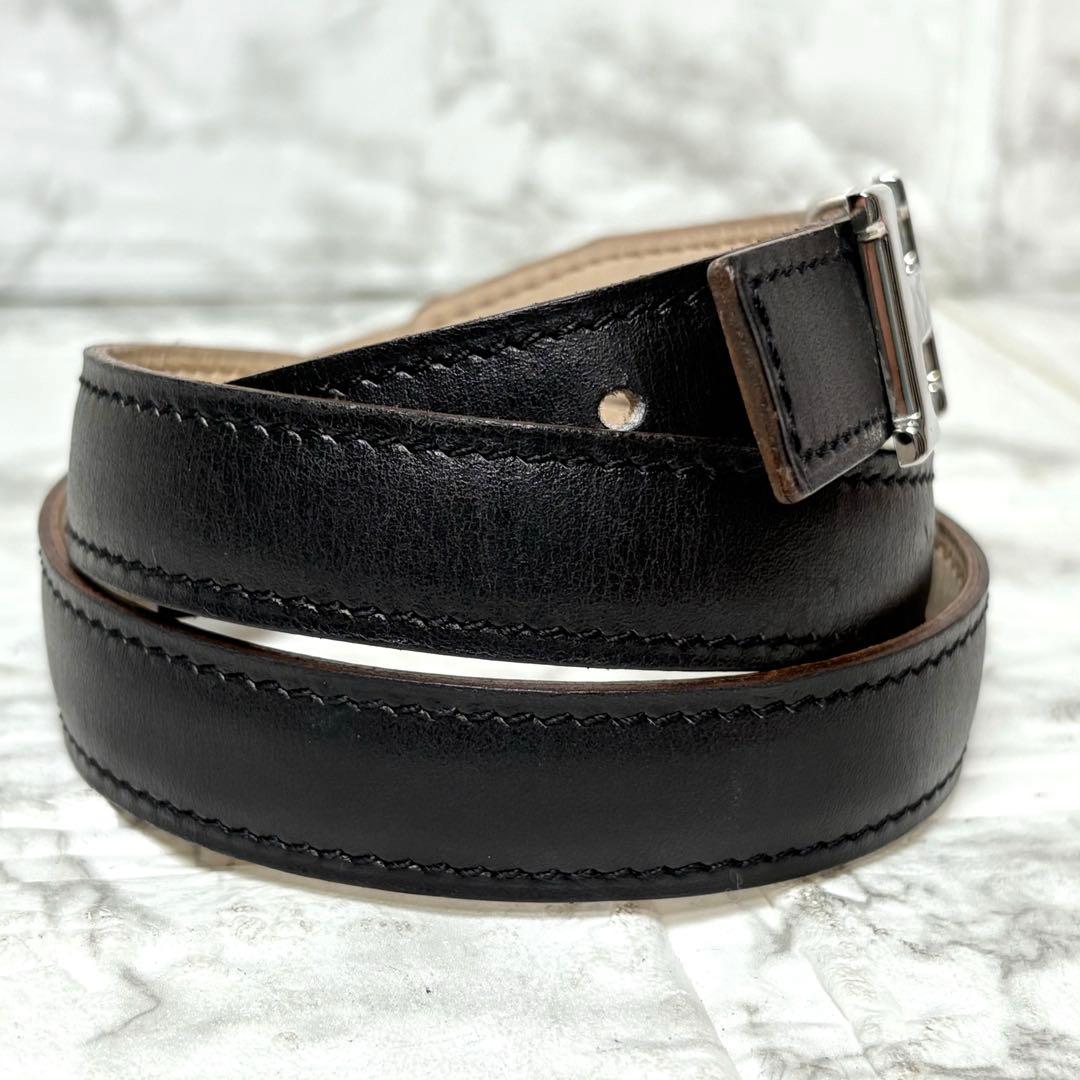 エルメス　HERMES ベルト　レザー　リバーシブル　Hバックル