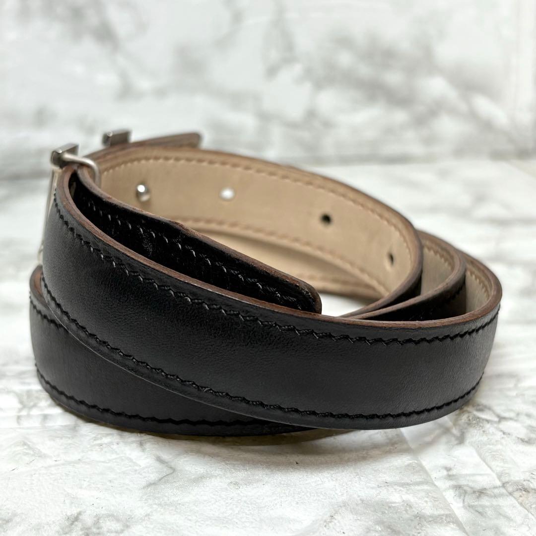 エルメス　HERMES ベルト　レザー　リバーシブル　Hバックル