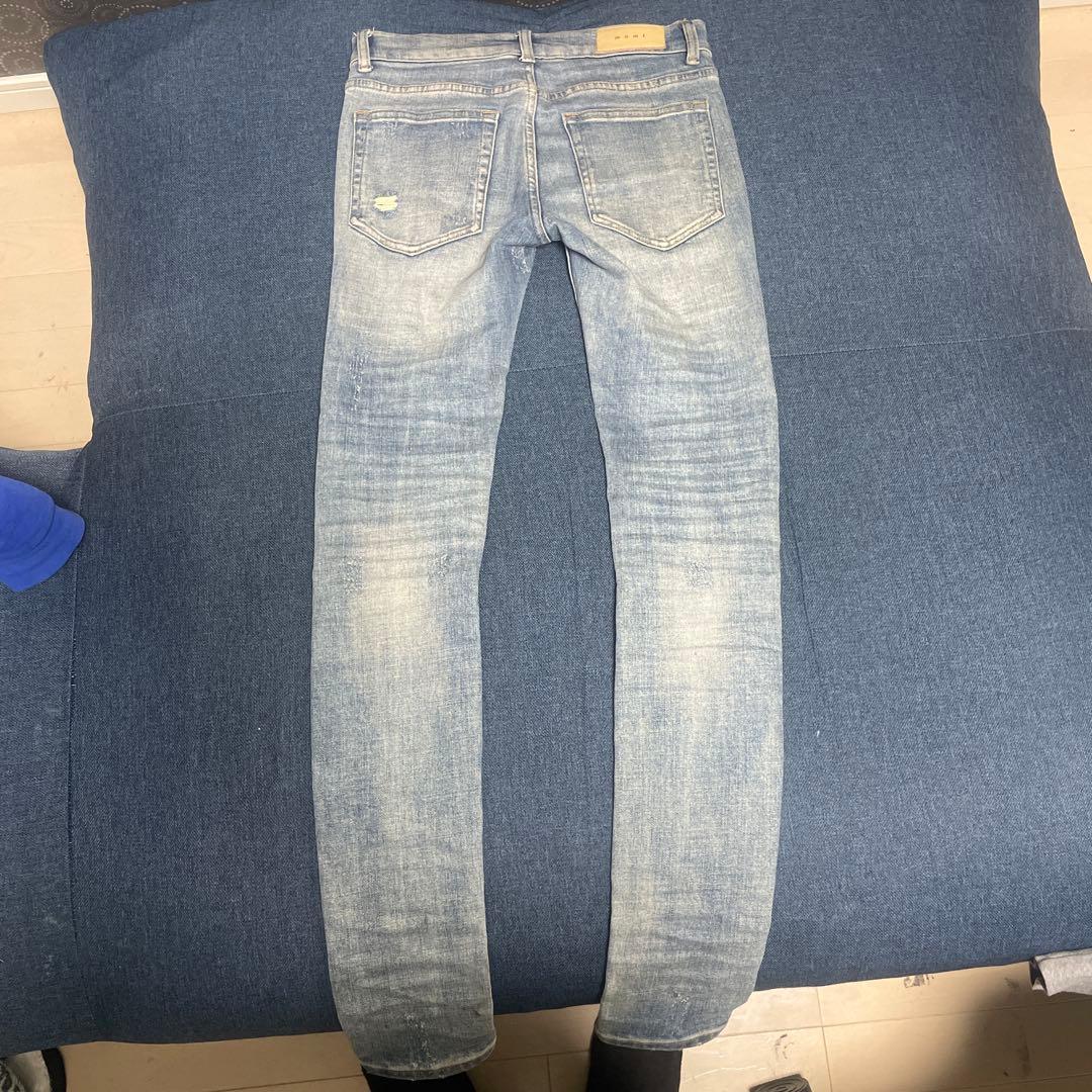 mnml スキニーデニム eyden着用 レア ブルー スリムフィット 28