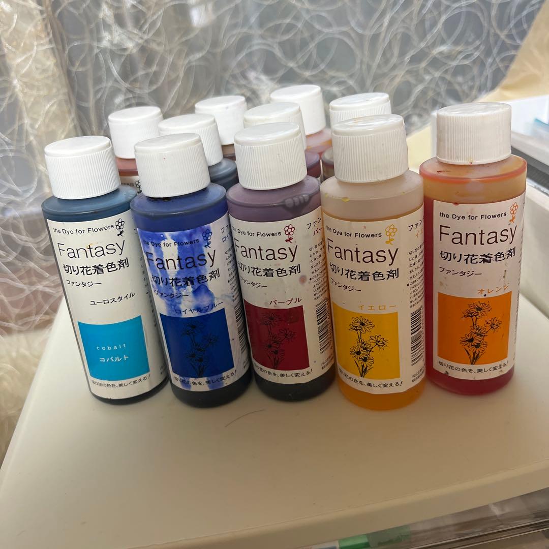 Fantasy 切り花用着色剤 多色セット