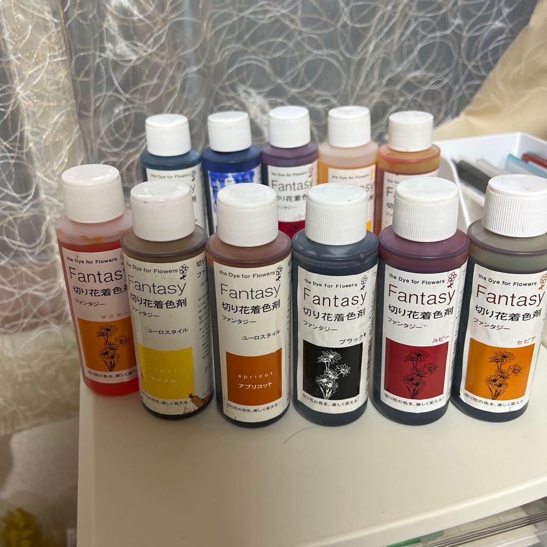 Fantasy 切り花用着色剤 多色セット