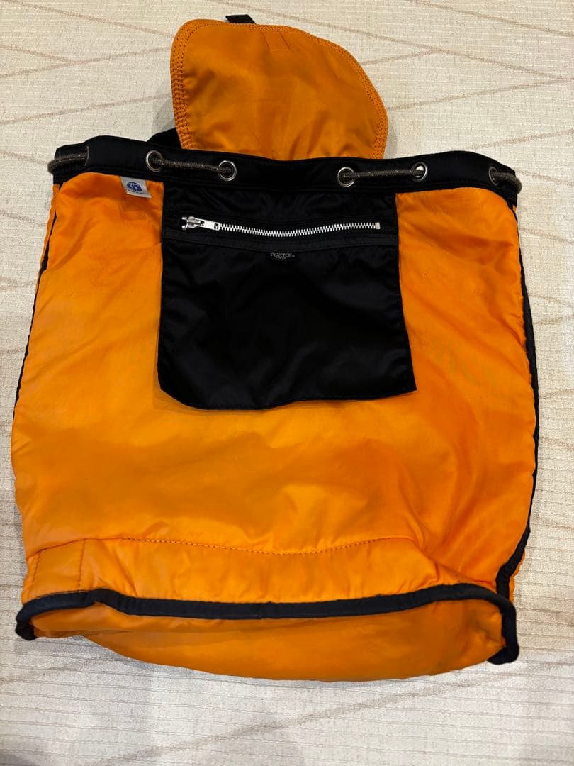 PORTER ブラックバックパック タンカー