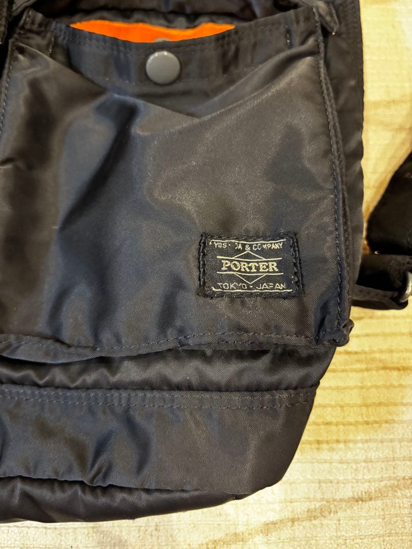 PORTER ブラックバックパック タンカー