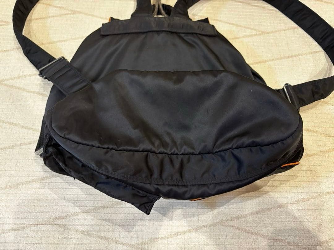 PORTER ブラックバックパック タンカー