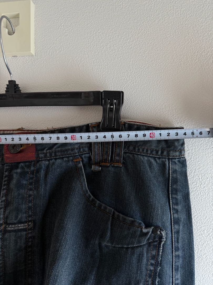 マリテフランソワジルボー デニムパンツ ワイドパンツ 34×32 バギー