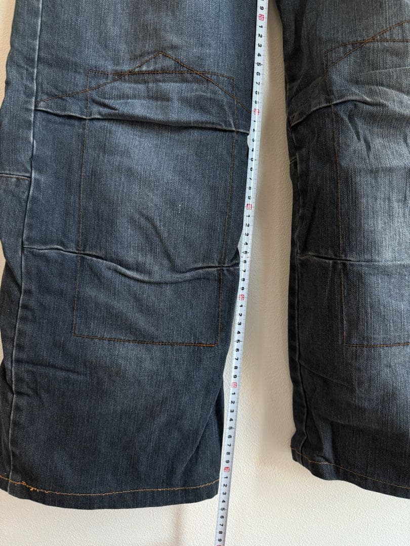 マリテフランソワジルボー デニムパンツ ワイドパンツ 34×32 バギー