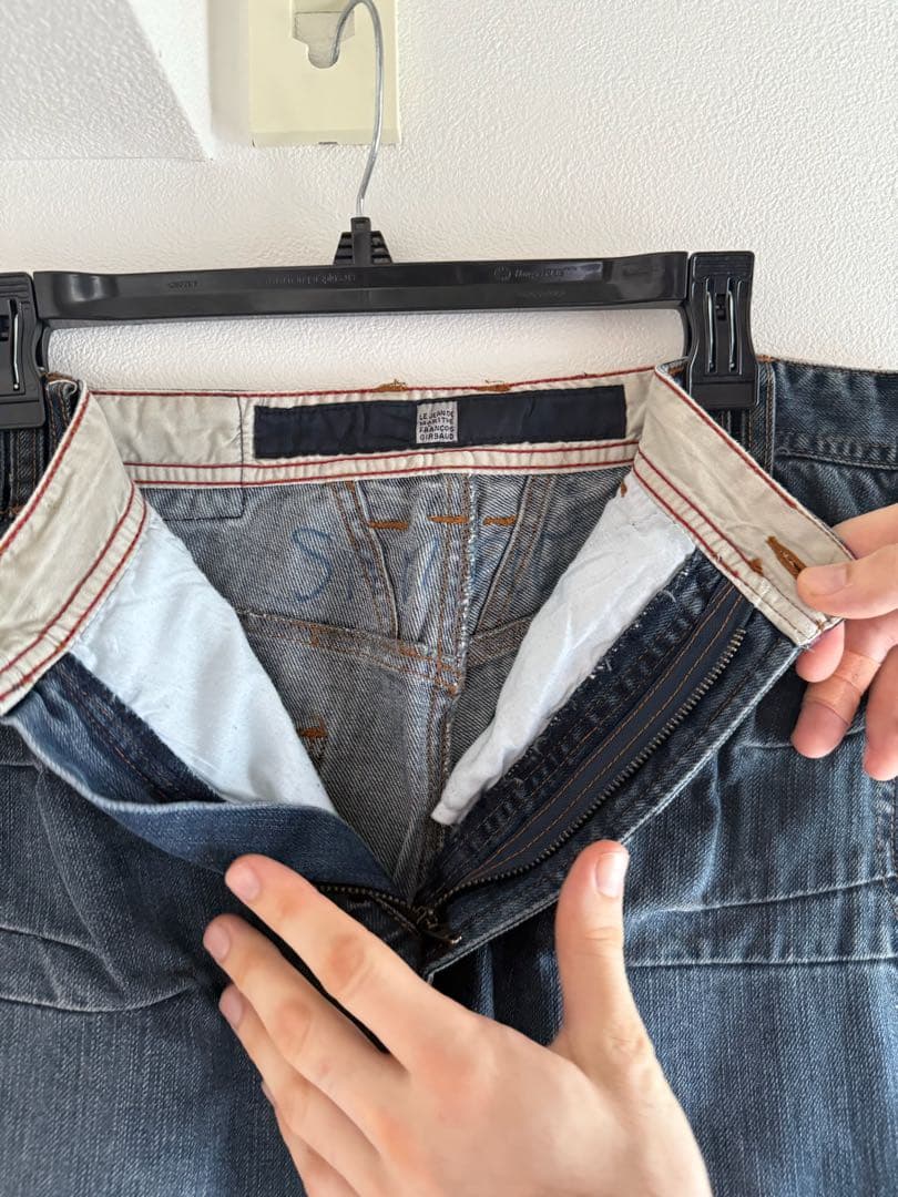 マリテフランソワジルボー デニムパンツ ワイドパンツ 34×32 バギー