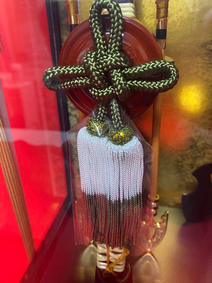 東京久月　破魔弓　豊１３号　ガラスケース・間口約２４×奥行約１９×高さ約４７㎝