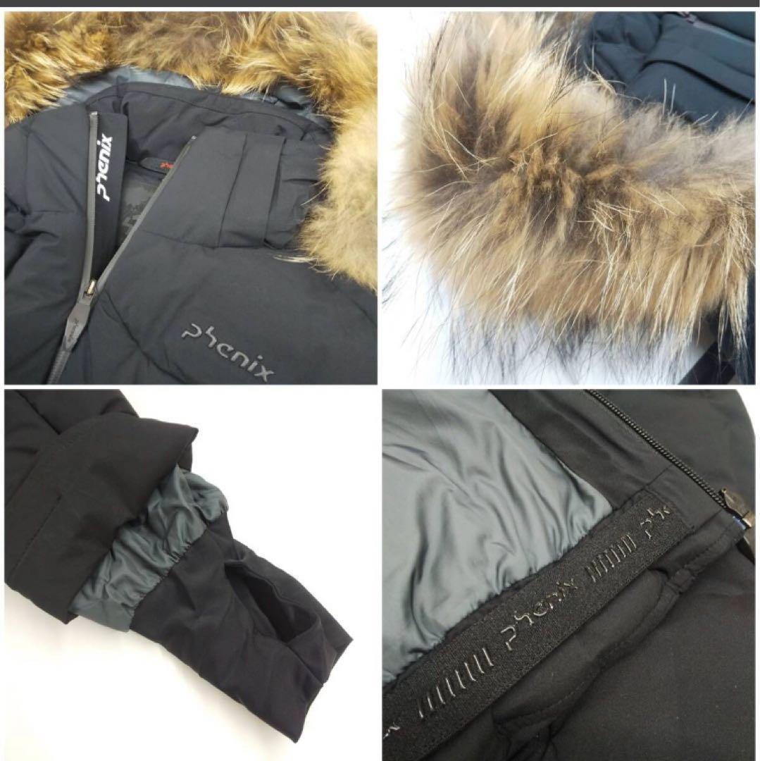 phenix 黒 ファー付きジャケット 男性用