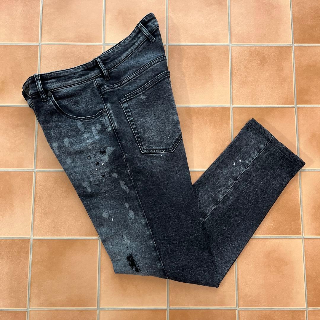 試着のみ美品】PT TORINO 加工 テーパードデニム REGGAE 31