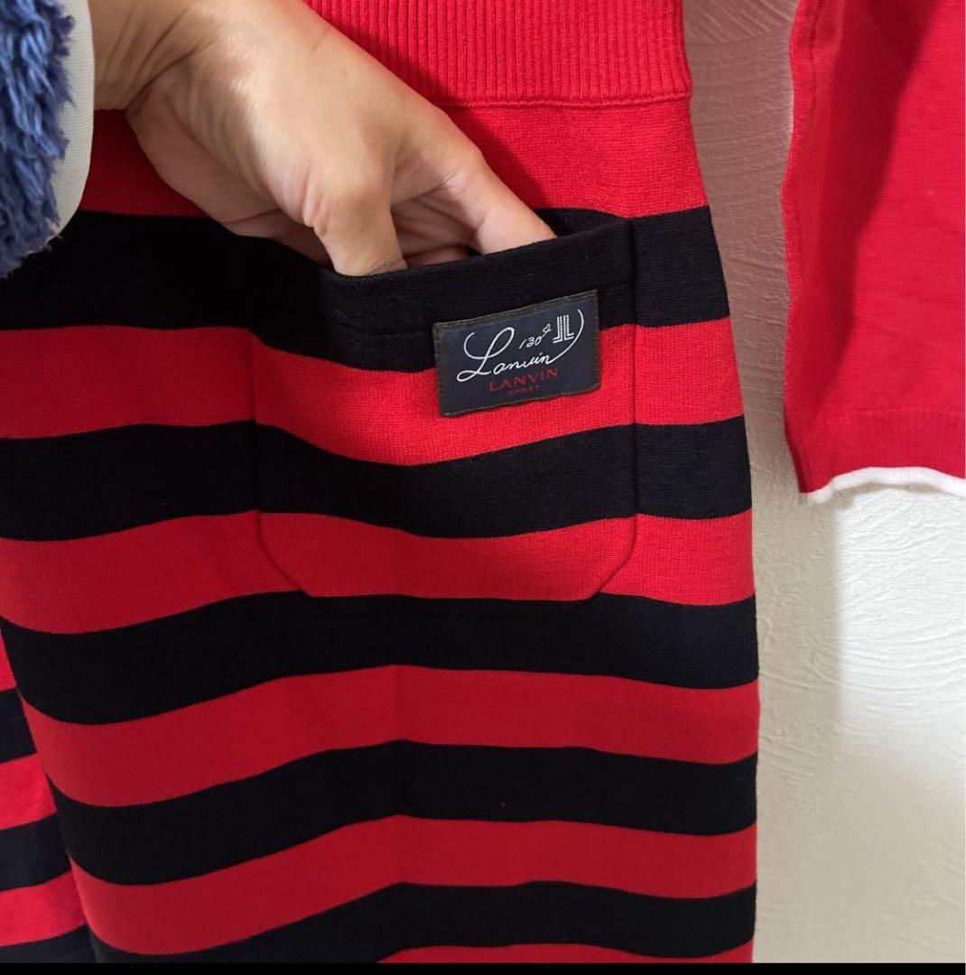 新品38 ランバン スポール lanvin sport ニットワンピース