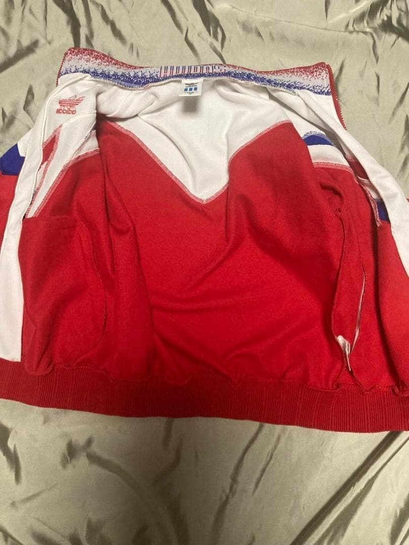 アディダス　ジャージ　デサント　バルーンシルエット　160サイズ　トリコロール