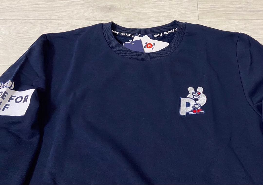 新品 正規品 パーリーゲイツ どうしちゃったPGスウェット 白 サイズ6 XL