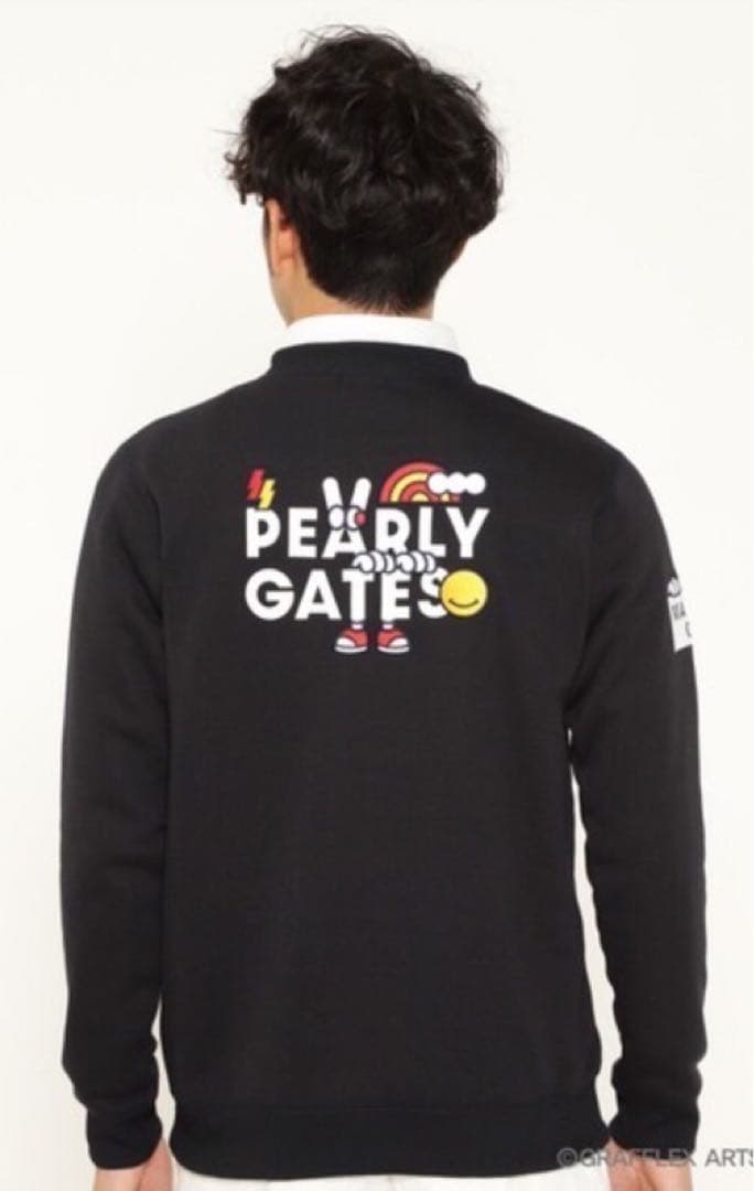 新品 正規品 パーリーゲイツ どうしちゃったPGスウェット 白 サイズ6 XL