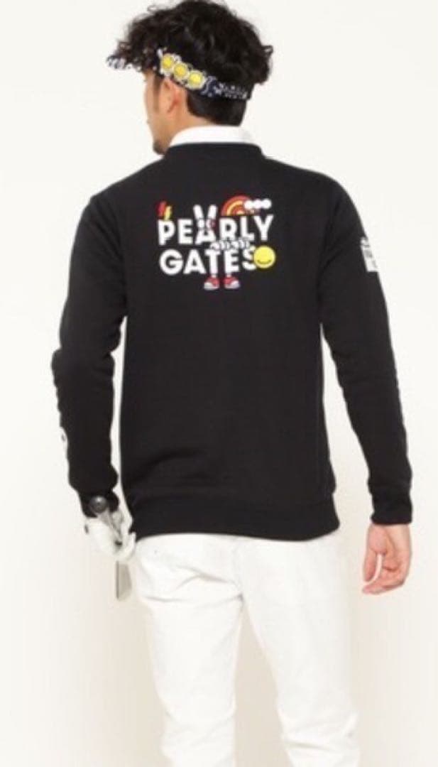 新品 正規品 パーリーゲイツ どうしちゃったPGスウェット 白 サイズ6 XL