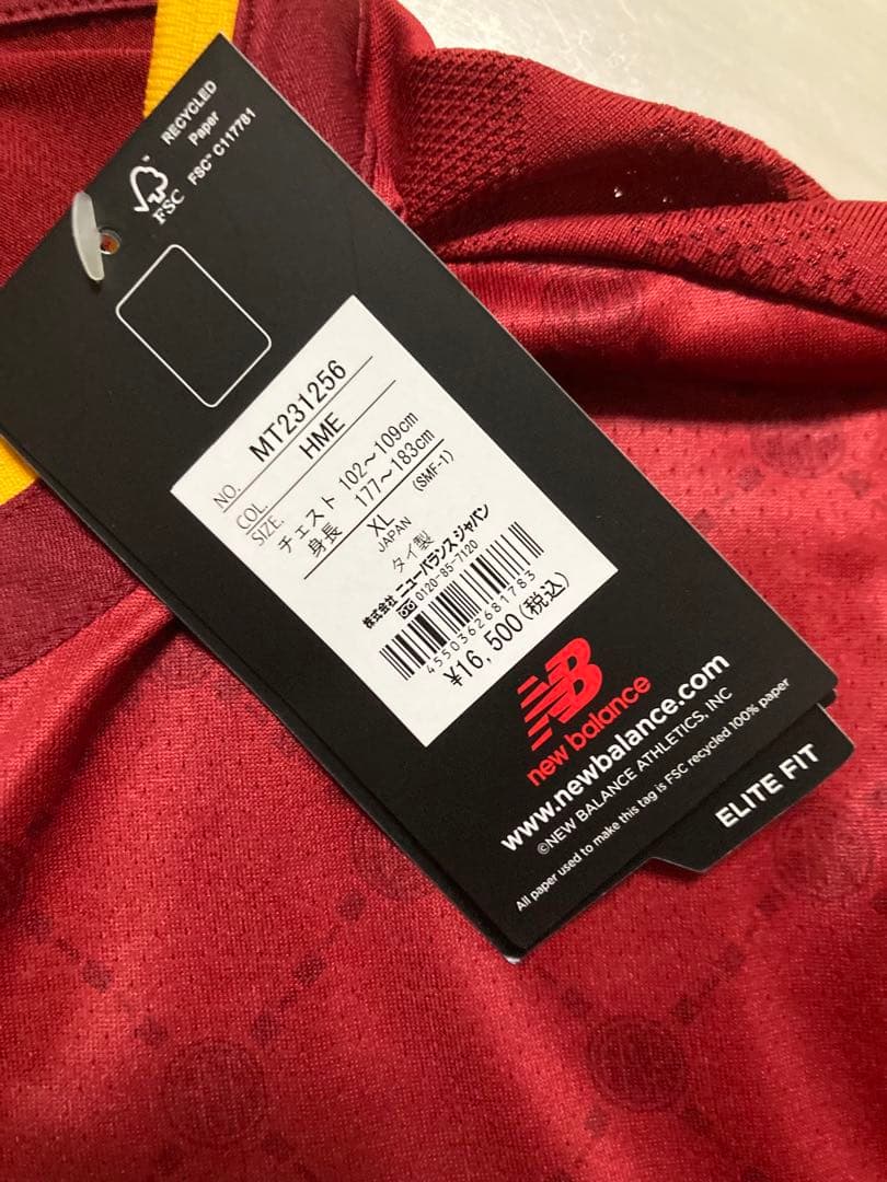 新品タグ付き】ASローマ22-23ホーム選手仕様ユニフォーム7番