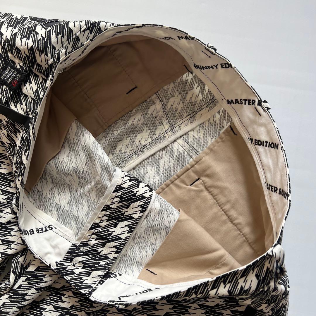 パーリーゲイツ　マスターバニー　千鳥柄　パンツ　ズボン　メンズ　ゴルフ　L 5