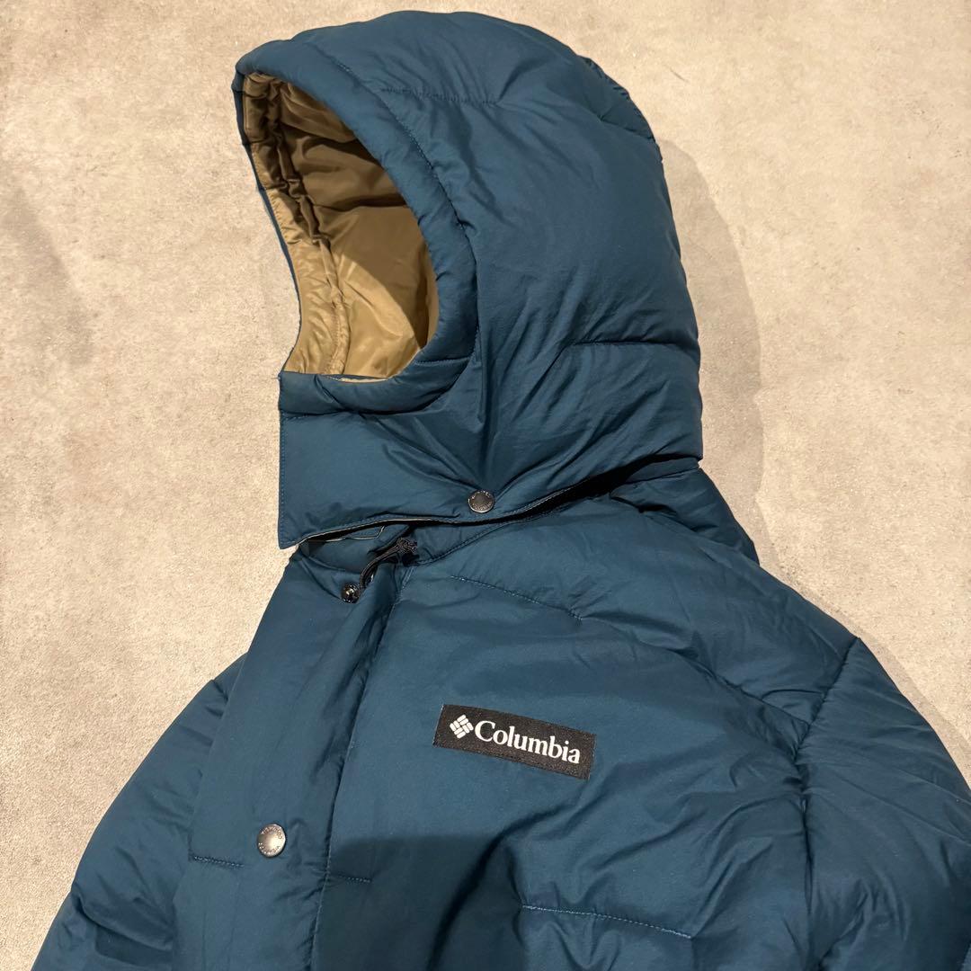 大人気❗️】極暖！肉厚！columbia ダウン ブルー M