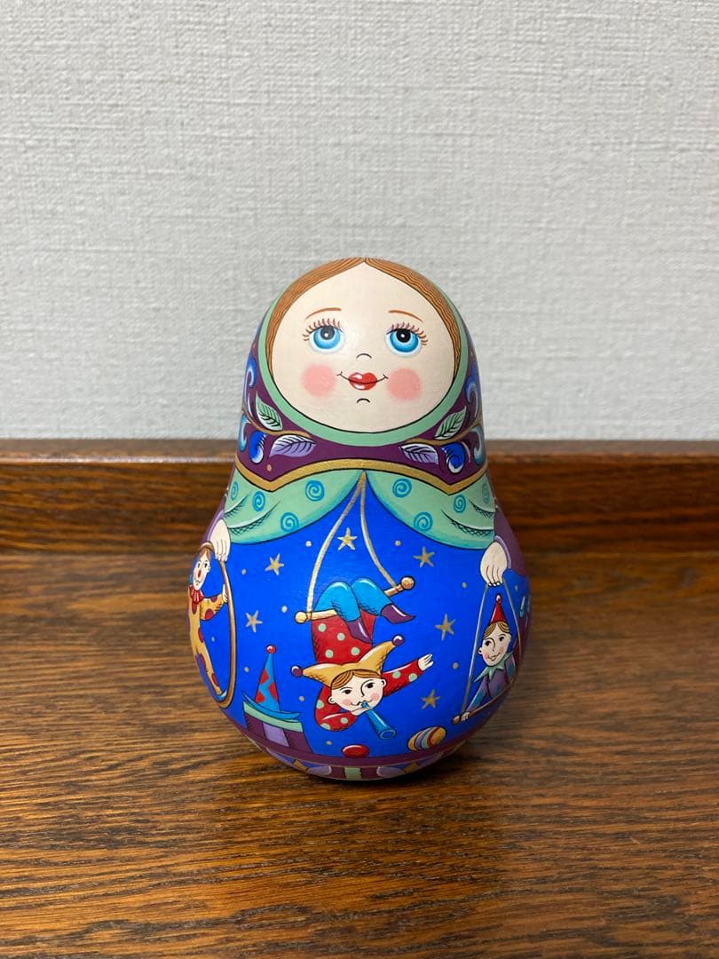 【28%OFF】新春セール♪ロシア☆起き上がりこぼし『サーカス』マトリョーシカ