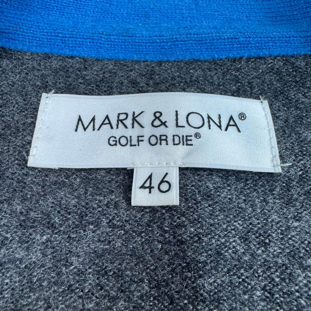 美品 MARK&LONA マークアンドロナ カシミヤ100 カーディガン 46
