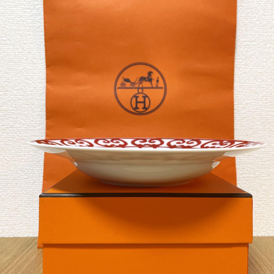 【新品　2枚　ギフト包装】エルメス　ガダルキヴィール　スーププレート