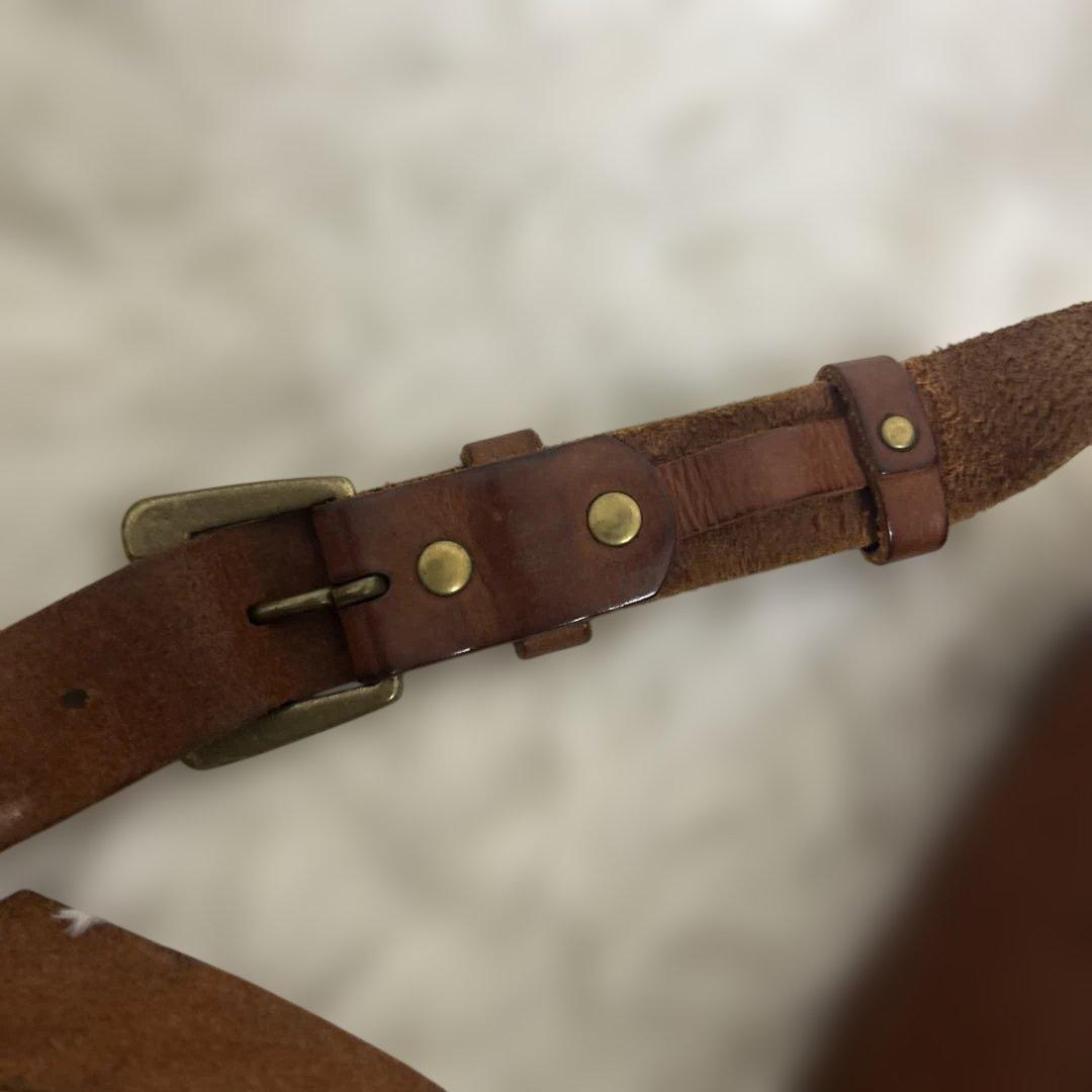 【極美品】RYU リュー 本革 ボディバッグ ウエストバッグ レザー 金具