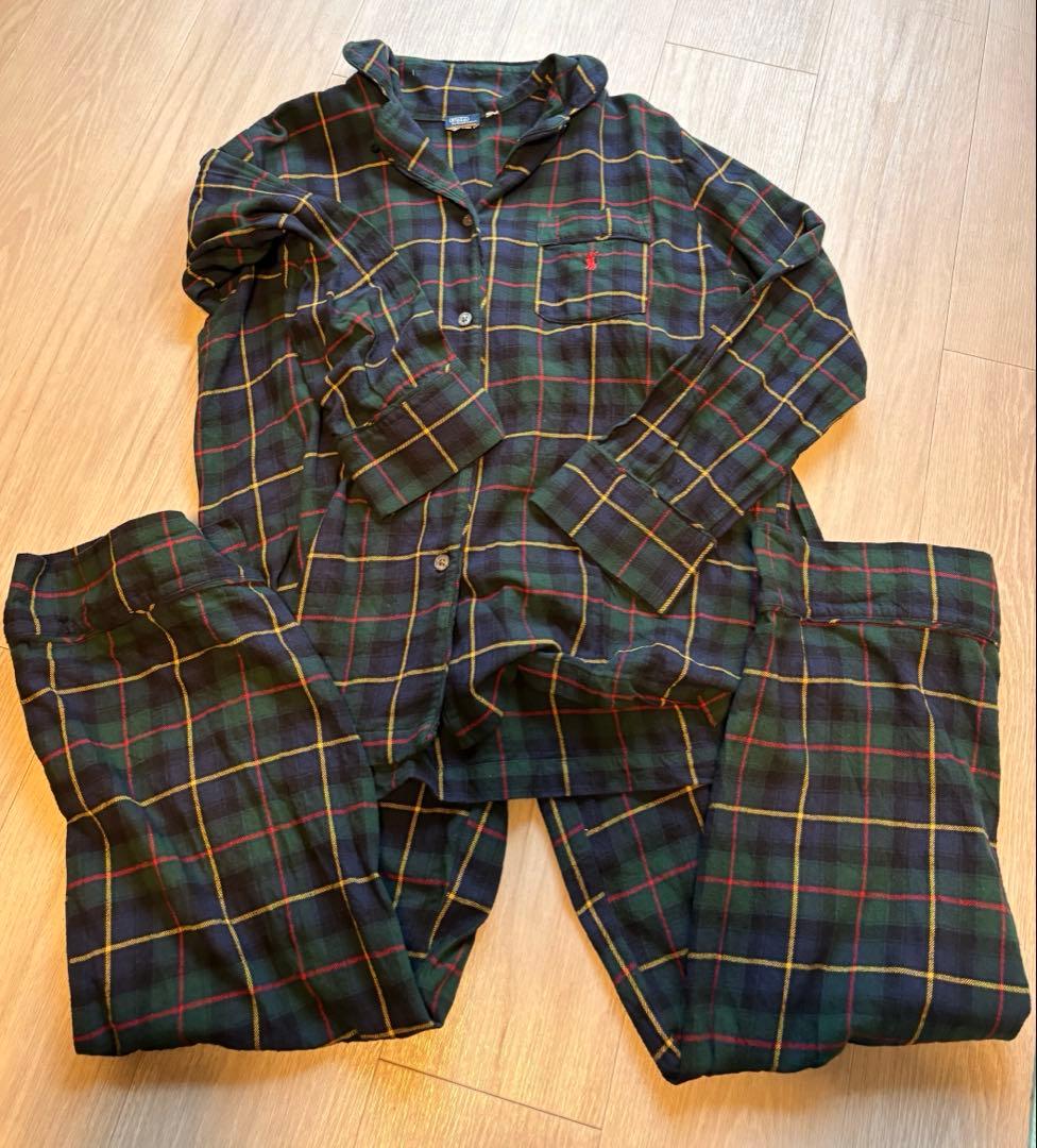 Polo by Ralph Lauren チェック柄パジャマセット XSサイズ