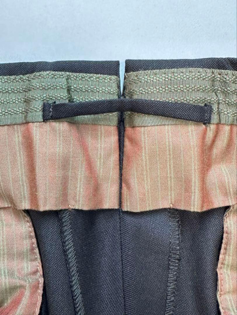 【美品クリーニング済】【発送日注意】INCOTEXブラウンウールスラックス48